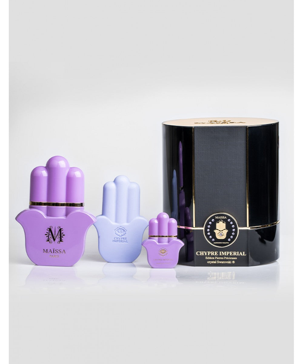 Luxurious PRECIOUS STONES EDITION BOX CHYPRE IMPERIAL, featuring Maison Maïssa's elegant scent, available at the5thscent.