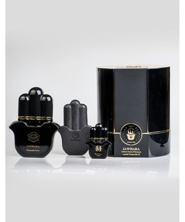 Luxurious PRECIOUS STONES EDITION BOX JAWHARA by Maison Maïssa, an oriental scent collection for refined elegance. the5thscent
