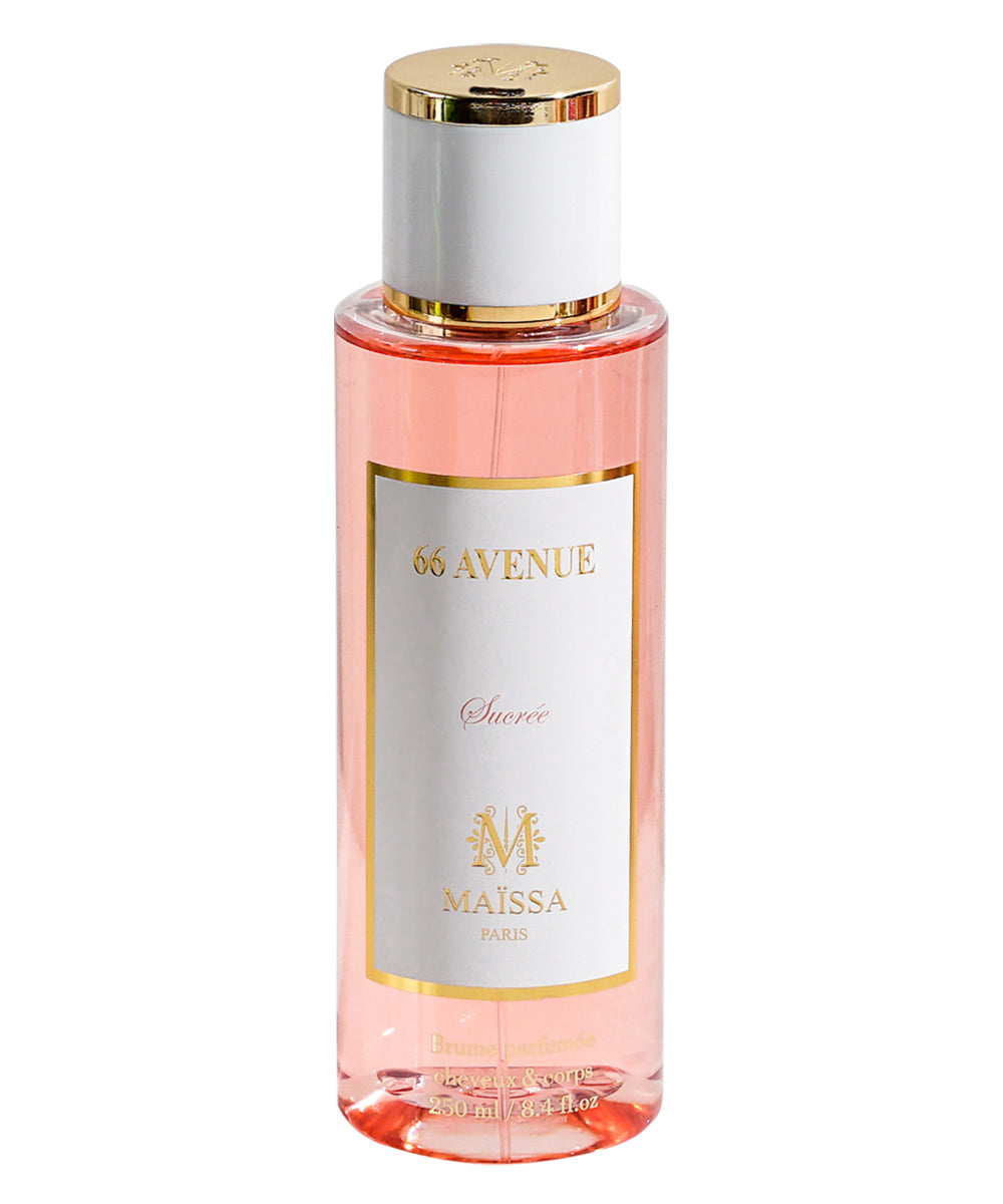 Luxurious 66 AVENUE (250ml) fragrance by Maison Maïssa, featured on the5thscent, blends Parisian chic with woody, amber elegance.