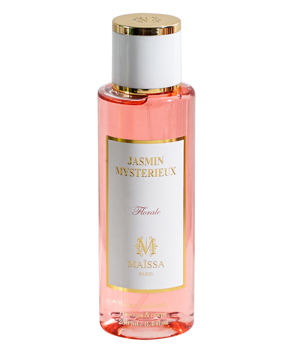 Luxurious JASMIN MYSTERIEUX (250ml) perfume by Maison Maïssa, featuring floral elegance with Jasmine, ideal for the5thscent experience.