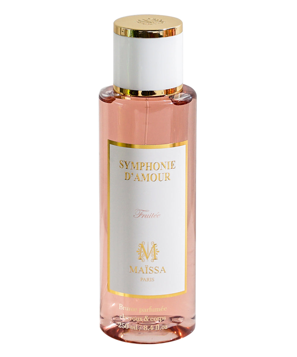 SYMPHONIE D AMOUR (250ml) by Maison Maïssa, a luxurious fruity fragrance, offering elegance and exclusivity, available at the5thscent.