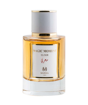 Luxurious MAGIC MOMENT (50ml) by Maison Maïssa, an oriental elixir with amber and honey, exclusive at the5thscent.