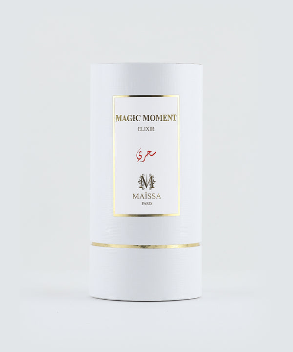 Luxurious fragrance bottle of MAGIC MOMENT by Maison Maïssa, an elegant and exclusive scent, featured at the5thscent.