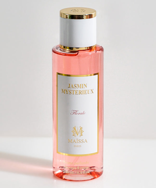 JASMIN MYSTERIEUX (250ml) perfume bottle by Maison Maïssa, a floral blend with lemon and musk, available at the5thscent boutique.