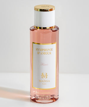 Luxurious SYMPHONIE D AMOUR (250ml) by Maison Maïssa, an exquisite fruity fragrance. Available at the5thscent. Elegant and exclusive scent.