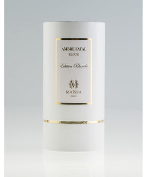 Luxurious AMBRE FATAL fragrance by Maison Maïssa, featuring an elegant blend of raspberry, rose, vanilla, by the5thscent.