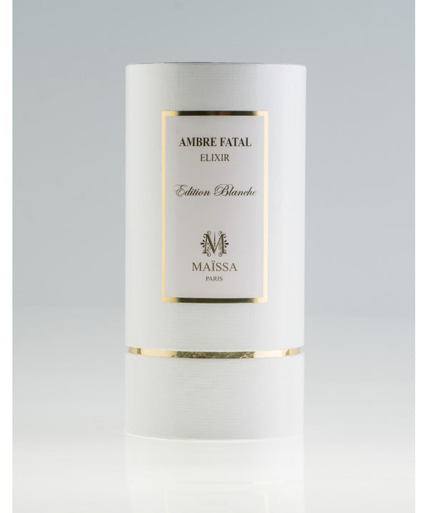 Luxurious AMBRE FATAL fragrance by Maison Maïssa, featuring an elegant blend of raspberry, rose, vanilla, by the5thscent.