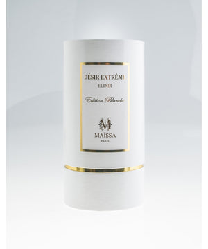 Luxurious Maison Maïssa DESIR EXTREME perfume in elegant white packaging, exclusive to the5thscent, featuring oriental and woody notes.