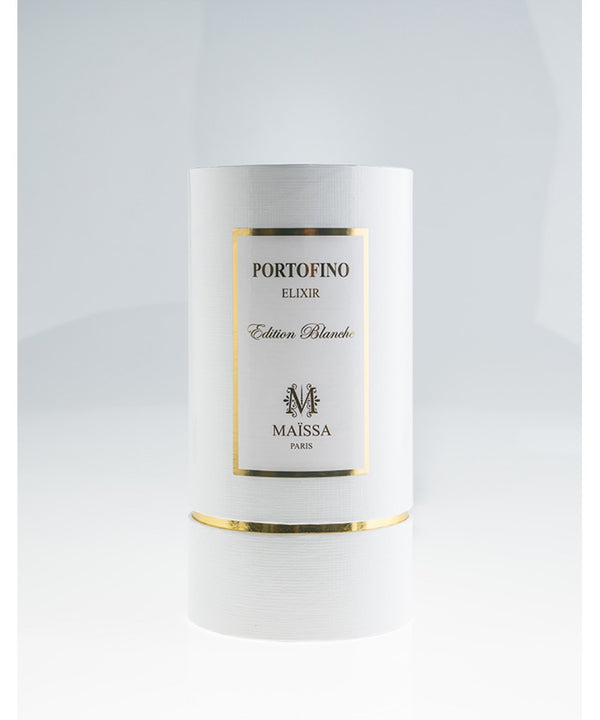 Luxurious packaging of PORTOFINO by Maison Maïssa, captured by the5thscent, showcasing its elegant, unisex fragrance style.