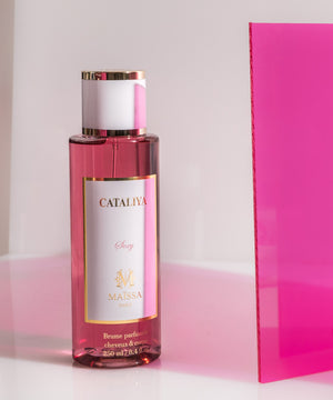 Luxurious CATALIYA (250ml) perfume by Maison Maïssa, exuding elegant floral notes, available at the5thscent. Perfect for exclusive tastes.