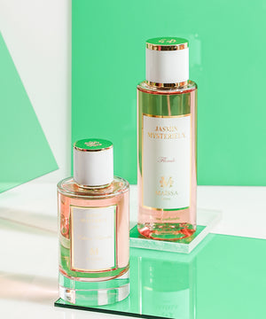 JASMIN MYSTERIEUX (250ml) by Maison Maïssa exudes an elegant floral aroma, capturing the essence of luxury and exclusivity at the5thscent.