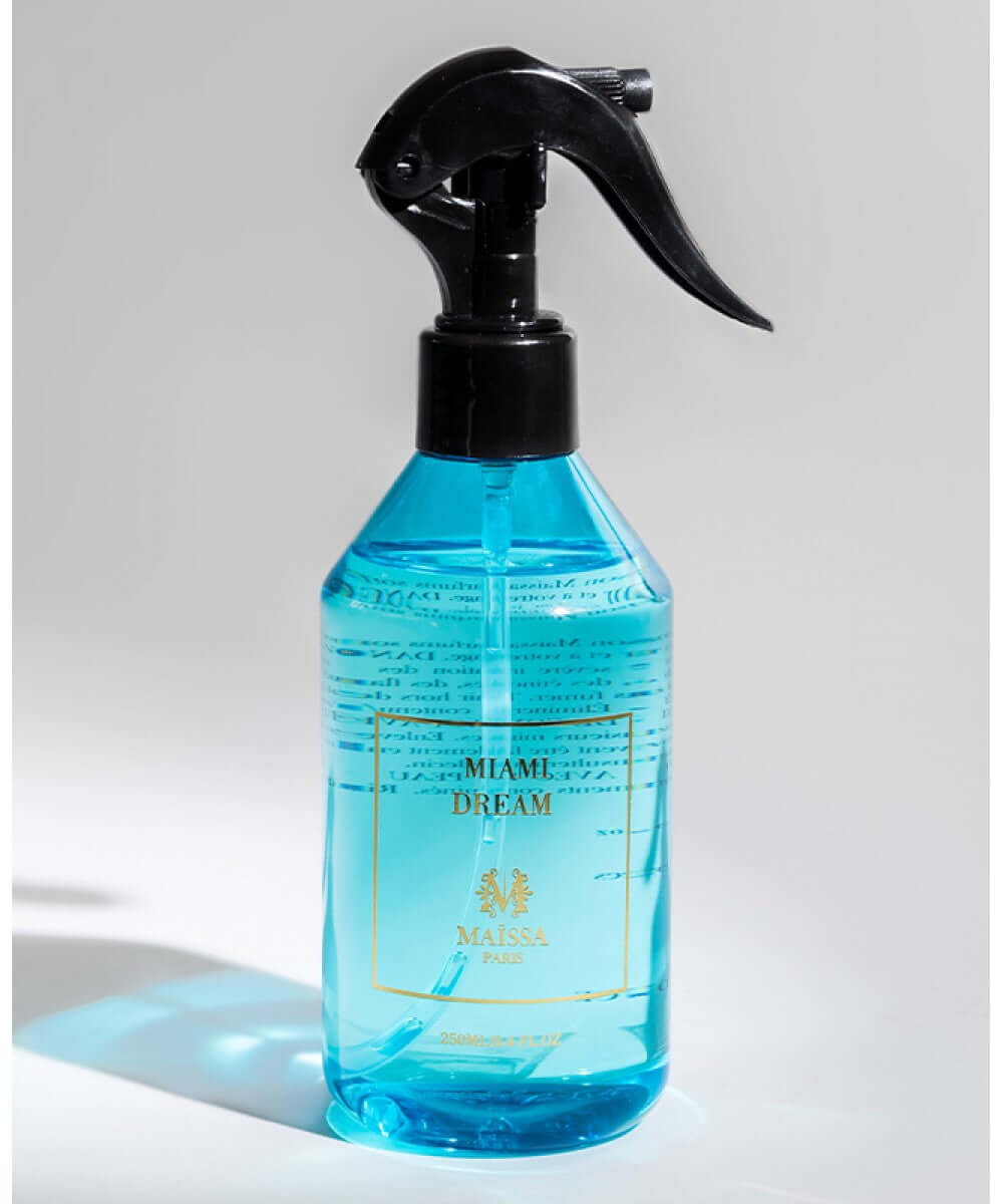 Alt Tag: LINEN & HOME FRAGRANCES MIAMI DREAM by Maison Maïssa, luxurious and exclusive, features floral and woody notes from the5thscent.
