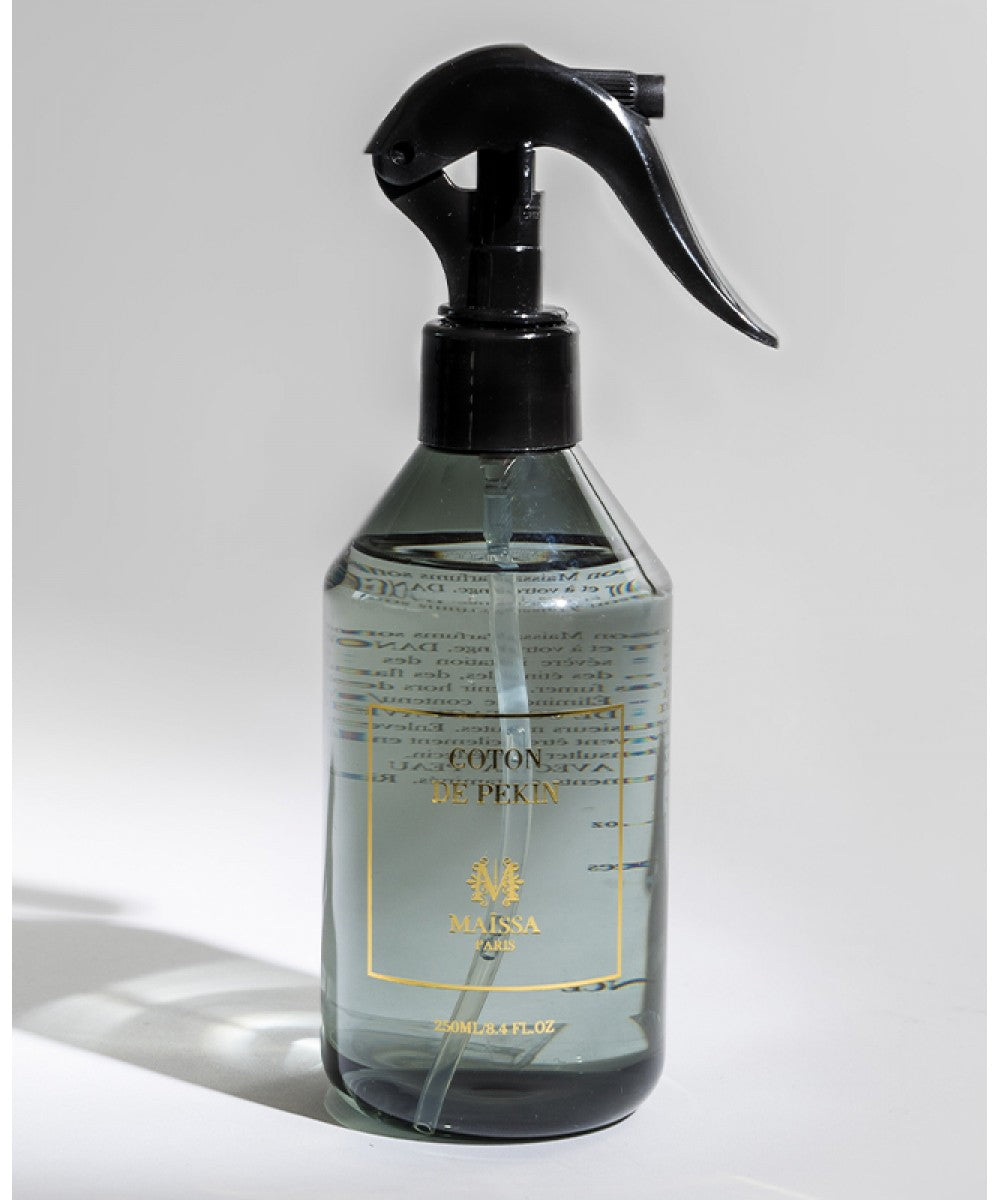 Luxurious LINEN & HOME FRAGRANCES COTON DE PEKIN by Maison Maïssa, elegant neroli floral scent, Parisian exclusive from the5thscent.