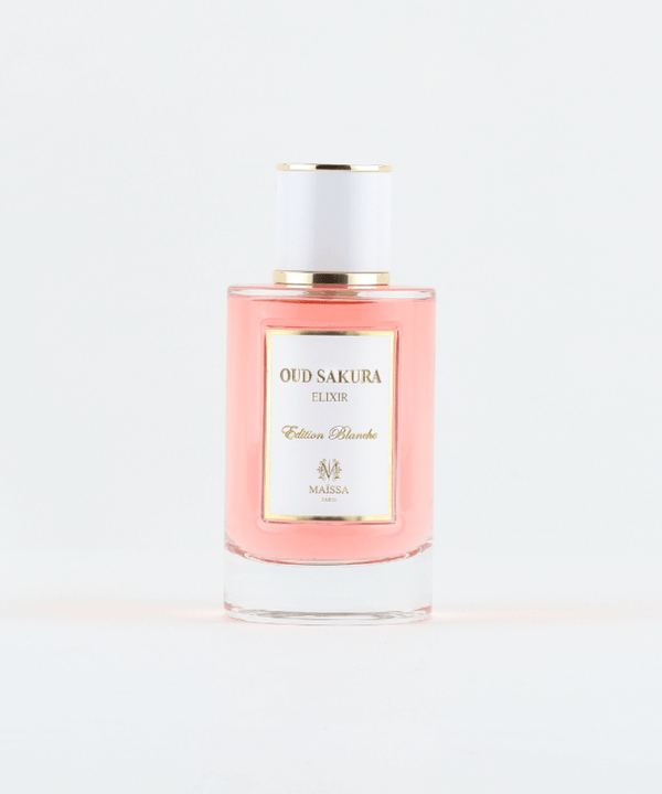 Luxurious COFFRET TOSCANE OUD SAKURA by Maison Maïssa in a sleek bottle, offering an elegant, oriental fragrance from the5thscent collection.