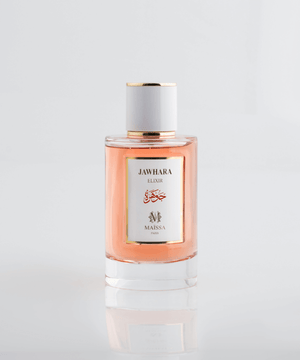 COFFRET TOSCANE JAWHARA BY MAÏSSA, luxurious Jawhara Elixir by Maison Maïssa, exclusive oriental fragrance, elegant bottle with golden cap, the5thscent.