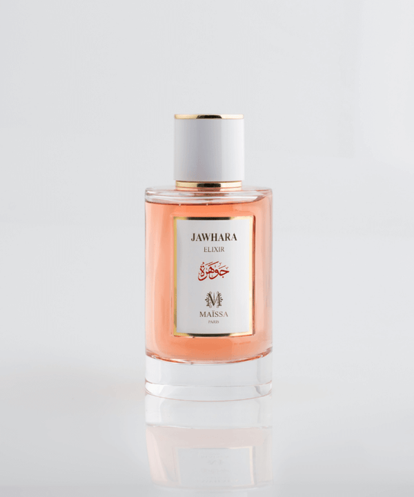 COFFRET TOSCANE JAWHARA BY MAÏSSA, luxurious Jawhara Elixir by Maison Maïssa, exclusive oriental fragrance, elegant bottle with golden cap, the5thscent.
