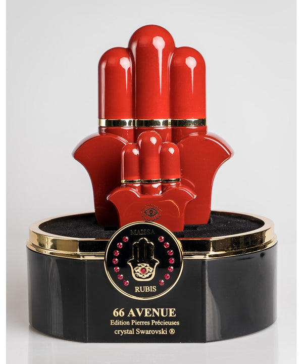 Luxurious PRECIOUS STONES EDITION BOX 66 AVENUE by Maison Maïssa, featuring elegant rubies. Available at the5thscent, Parisian chic in a bottle.