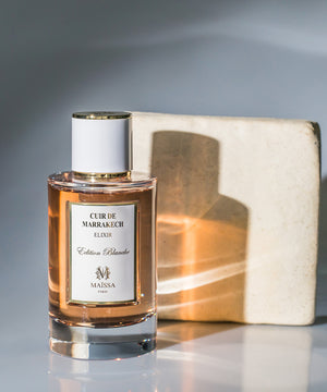 Luxurious Maissa perfume CUIR DE MARRAKECH by Maison Maïssa in an elegant bottle, exclusive oriental scent by the5thscent.