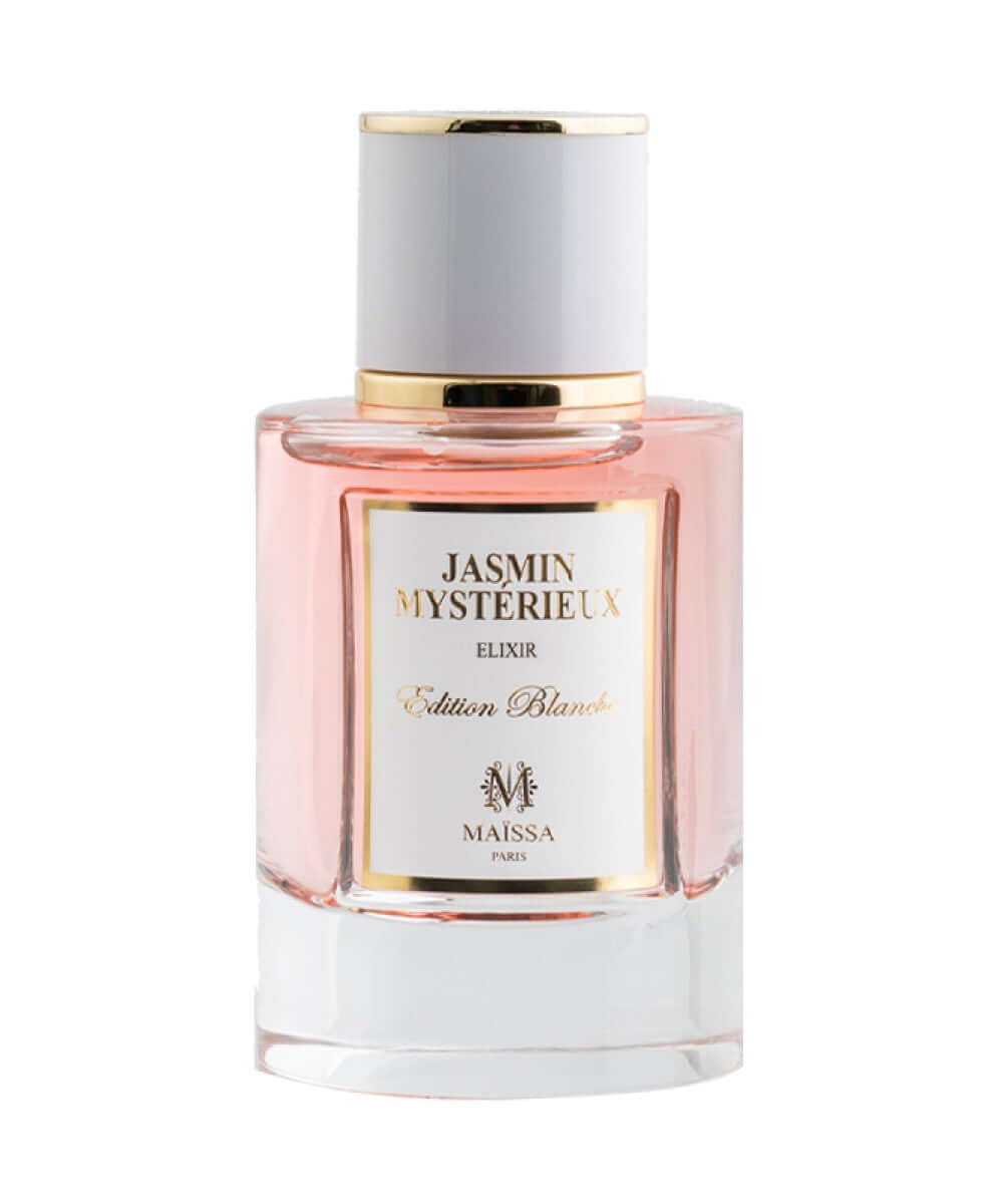 Luxurious JASMIN MYSTERIEUX (50ml) by Maison Maïssa, an exclusive floral elixir captured by the5thscent, elegant and enchanting fragrance.