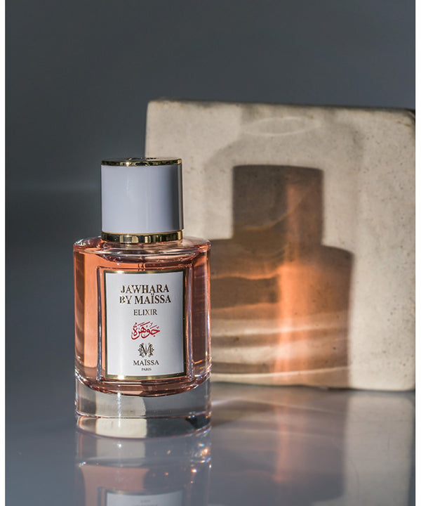 Discover JAWHARA by Maïssa, an elegant and exclusive oriental fragrance from Maison Maïssa, available at the5thscent.