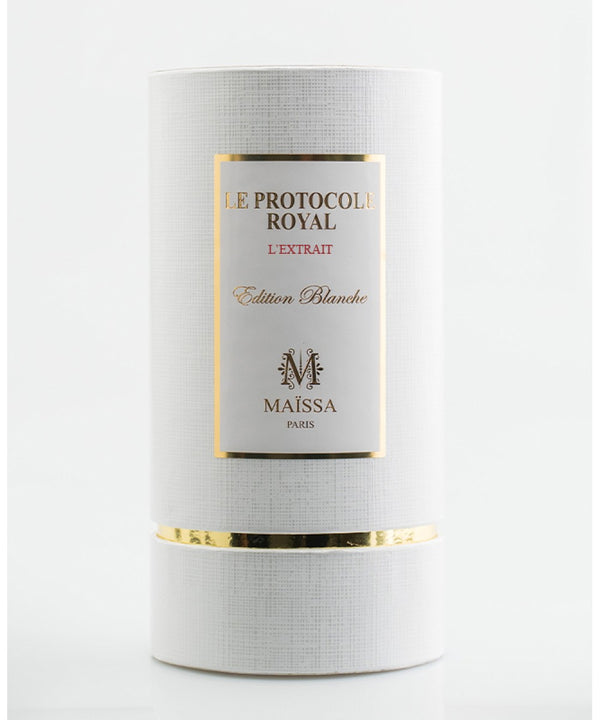 Luxurious packaging of LE PROTOCOLE ROYAL (50ml) by Maison Maïssa, a chic unisex scent from the5thscent with notes of spice and patchouli.