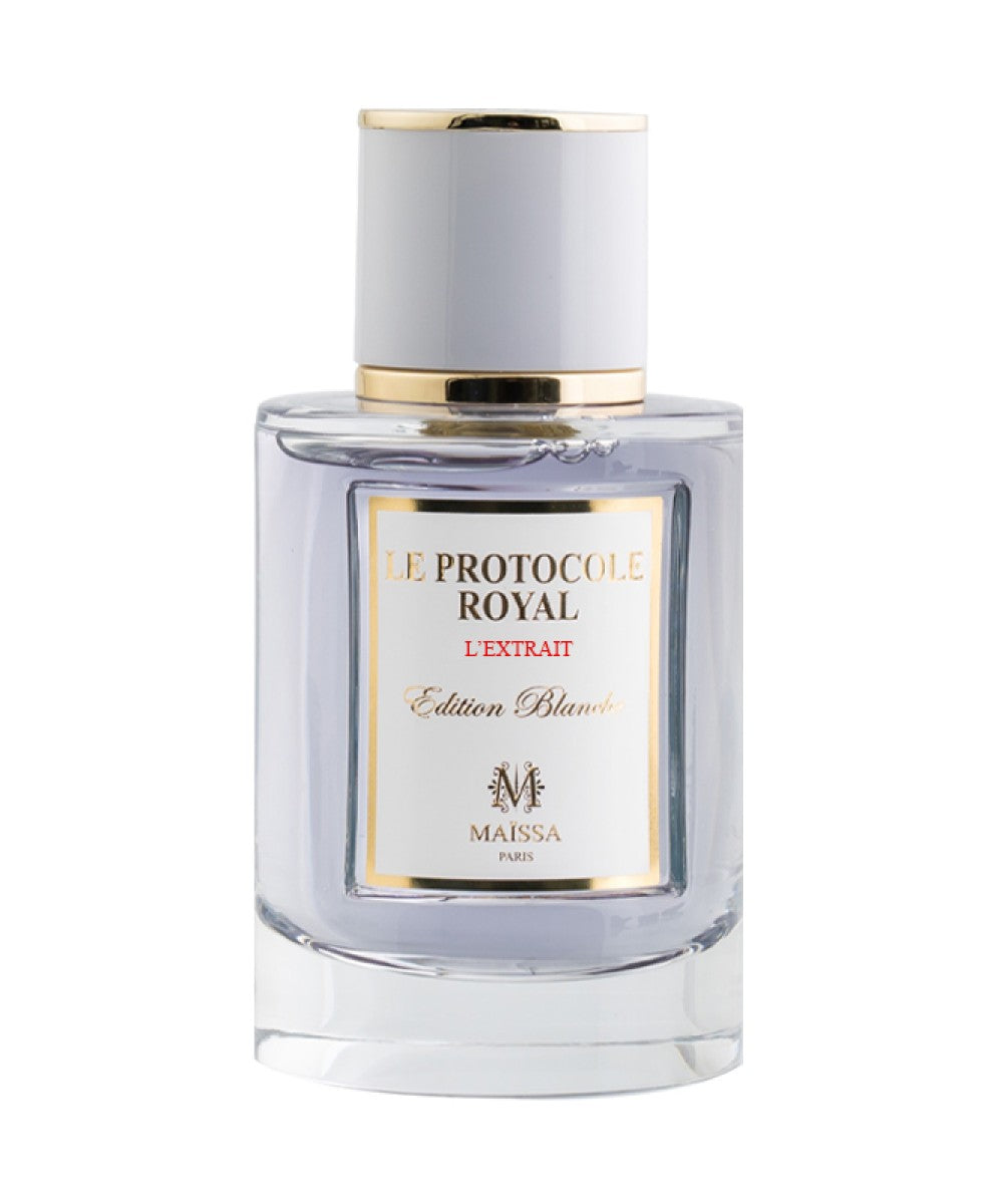 Luxurious LE PROTOCOLE ROYAL (50ml) parfum by Maison Maïssa, opulent and exclusive, capturing the essence of the5thscent's elegance.