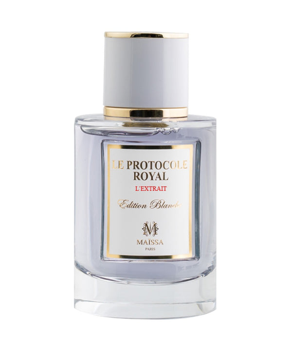 Luxurious LE PROTOCOLE ROYAL (50ml) parfum by Maison Maïssa, opulent and exclusive, capturing the essence of the5thscent's elegance.