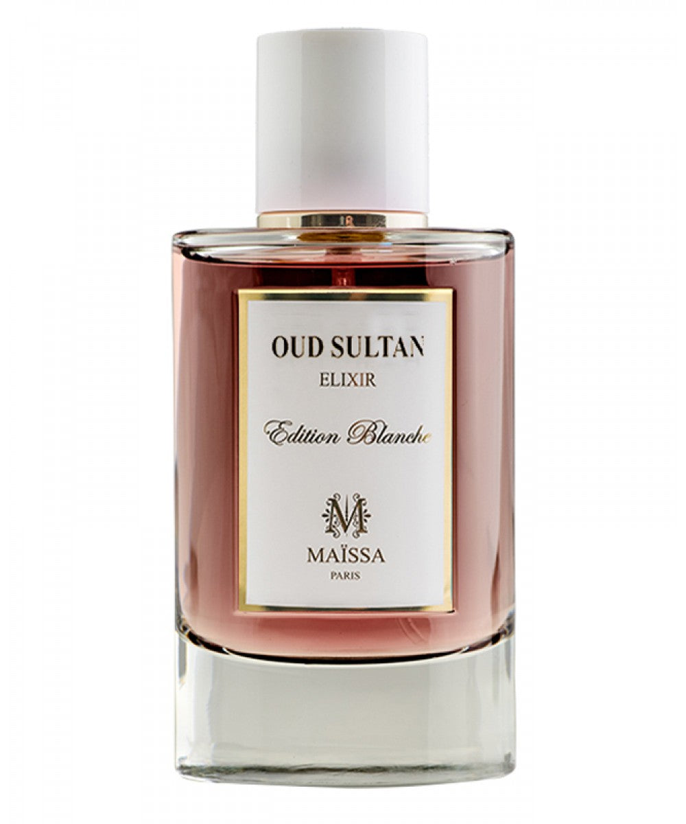 Luxurious OUD SULTAN fragrance by Maison Maïssa, an oriental scent with rose and oud, available at the5thscent. Elegant and exclusive.