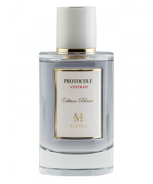 Luxurious Maison Maïssa PROTOCOLE perfume by the5thscent, elegant fragrance merging spicy patchouli with floral Bulgarian rose and gourmet vanilla.