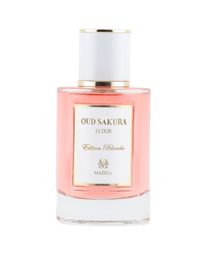Luxurious OUD SAKURA (50ml) by Maison Maïssa, an elegant unisex elixir at the5thscent with cherry, oud, and tonka bean notes.