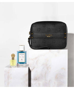 Luxurious COFFRET TOSCANE SOLEIL DE PORTOFINO by Maison Maïssa featuring elegant pochette, pure oil, and unisex fragrance by the5thscent.