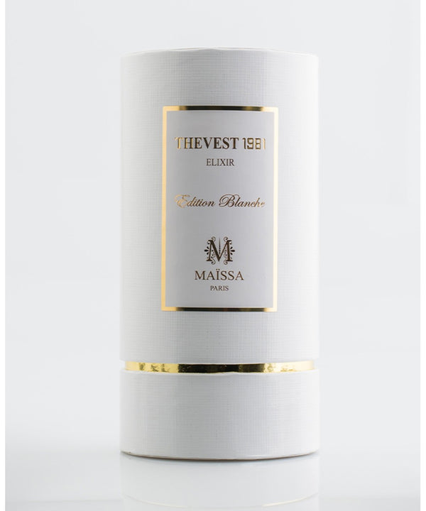Luxurious Maison Maïssa THEVEST 1981 (50ml) perfume bottle, exclusive to the5thscent, unisex fragrance with a fresh, woody aroma.
