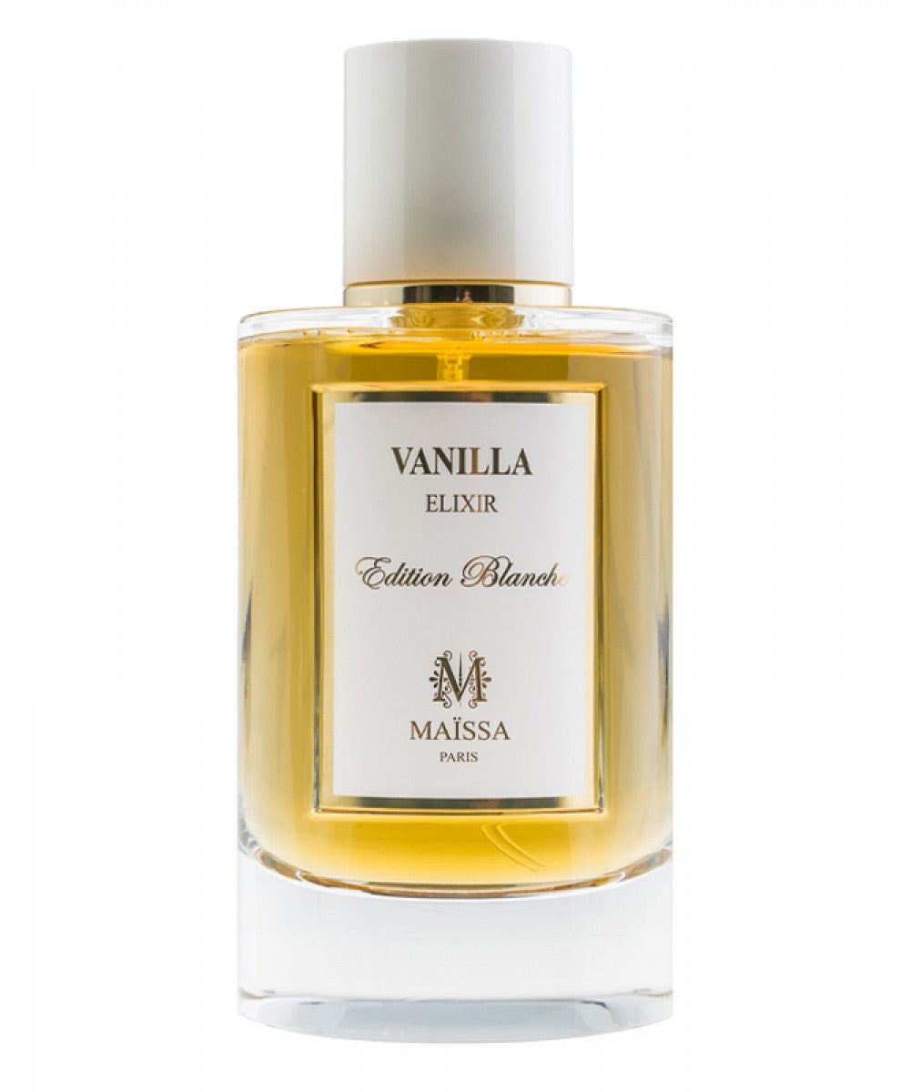 Luxurious VANILLA fragrance by Maison Maïssa, featuring floral and woody notes, available at the5thscent. Elegant and exclusive scent.