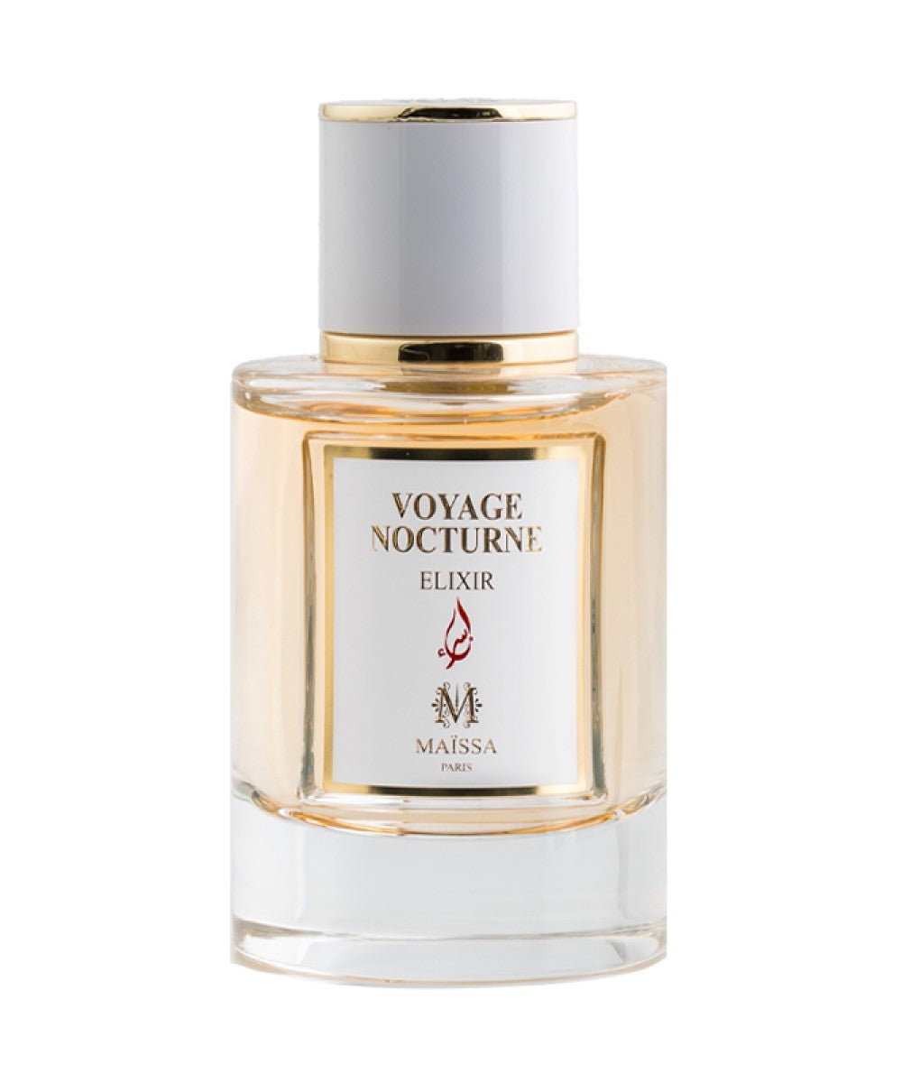 Luxurious VOYAGE NOCTURNE (50ml) by Maison Maïssa, an exclusive woody and musky elixir available at the5thscent, for a refined experience.