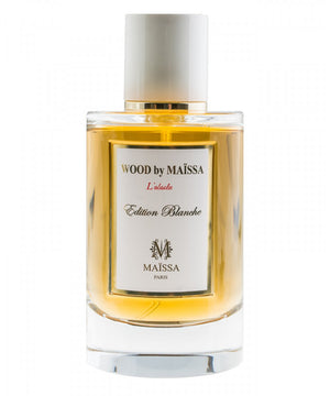 Bottle of "Wood Santal – Maison Maissa" fragrance by Maison Maïssa, luxurious oriental unisex scent, available at the5thscent.