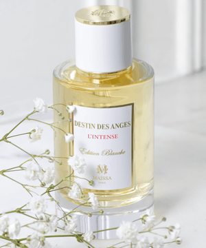 Alt Tag: DESTIN DES ANGES perfume by Maison Maïssa, floral gourmand scent with a luxurious feel, featured by the5thscent.