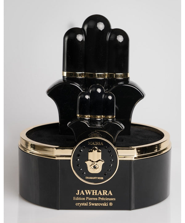 Luxurious design of PRECIOUS STONES EDITION BOX JAWHARA by Maison Maïssa and the5thscent; oriental floral fragrance collection.