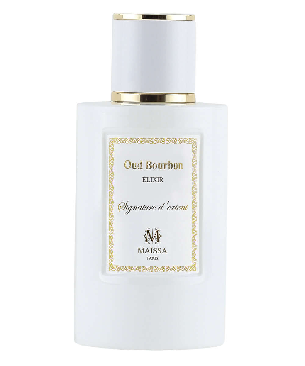 Oud Bourbon by Maison Maïssa, an elegant oriental perfume with woody vanilla notes. Available at the5thscent.