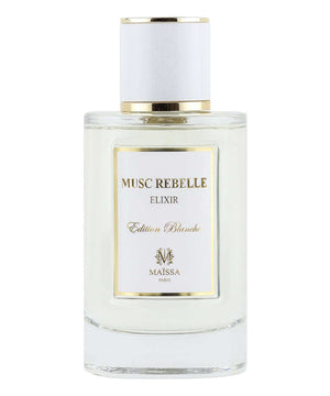 MUSC REBELLE by Maison Maïssa, an exclusive unisex fragrance, blends musk, rose, jasmine for elegant luxury. Available at the5thscent.