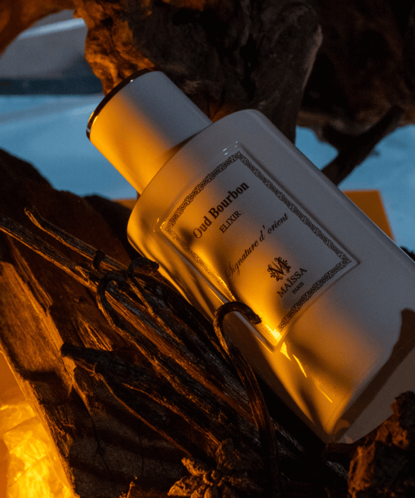 Discover Oud Bourbon perfume by Maison Maïssa, a luxurious oriental scent at the5thscent. Woody vanilla aroma with patchouli elegance.