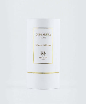 Luxurious Oud Sakura fragrance by Maison Maïssa, capturing oriental elegance, showcased exclusively at the5thscent.