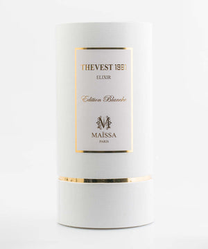 Luxurious THEVEST 1981 fragrance by Maison Maïssa, a sophisticated unisex scent, available exclusively at the5thscent, evokes elegance.