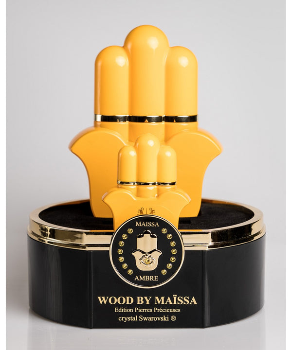 Luxurious PRECIOUS STONES EDITION BOX WOOD BY MAISSA with Maison Maïssa's amber fragrance elegance, exclusively at the5thscent.