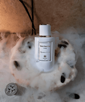 Explore Black Smocking by Maison Maïssa, an oriental fragrance with tobacco notes, exclusively at the5thscent. Luxurious and elegant.