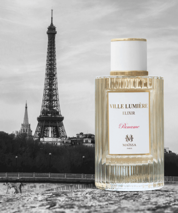 Alt Tag: Luxurious Ville Lumière by Maison Maïssa, an elegant unisex fragrance from the5thscent, captures Parisian charm with exotic notes.