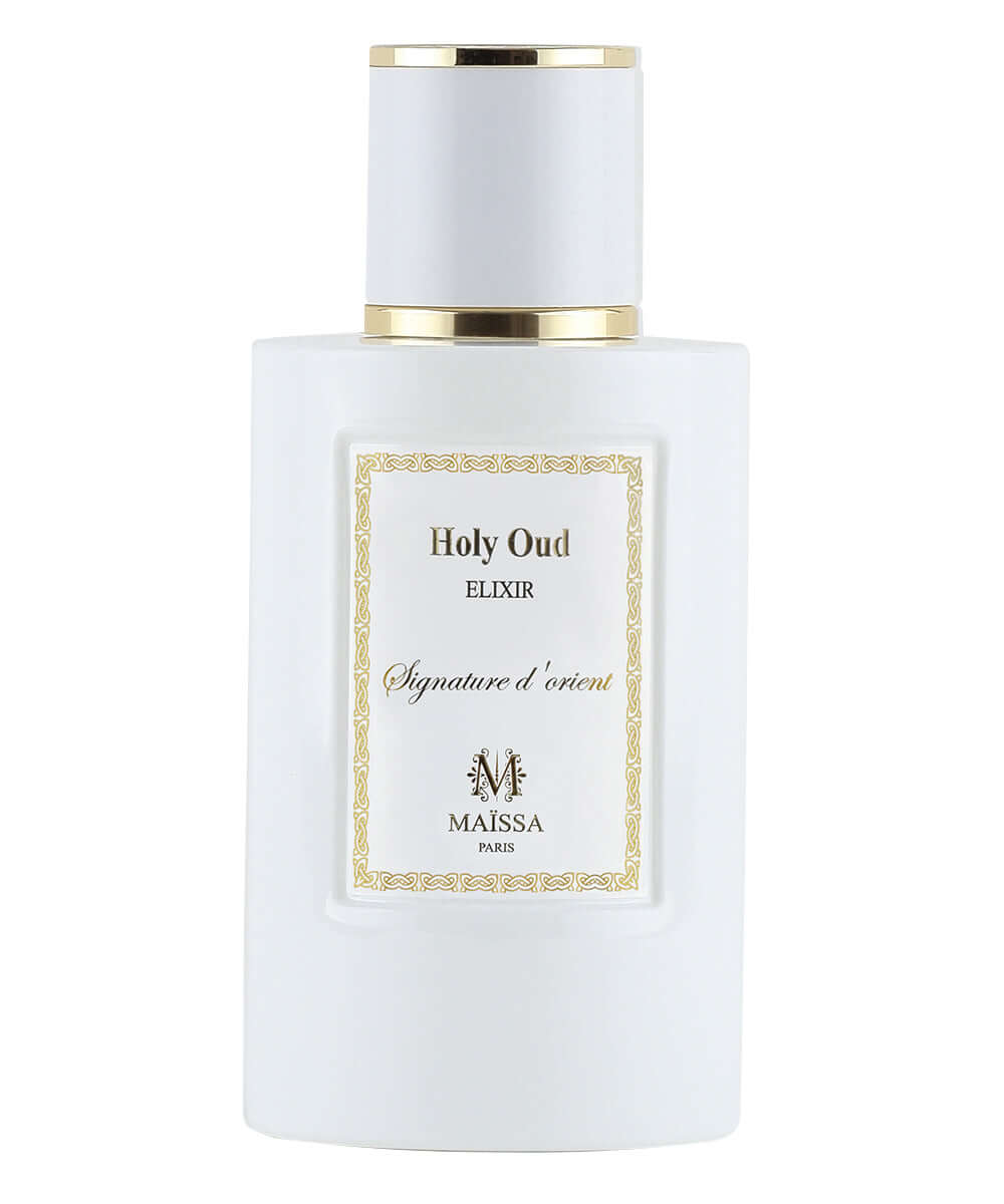 Holy Oud by Maïssa Perfume – Luxury Oud Fragrance bottle, exclusive Maison Maïssa scent from the5thscent, blending oriental and woody notes.