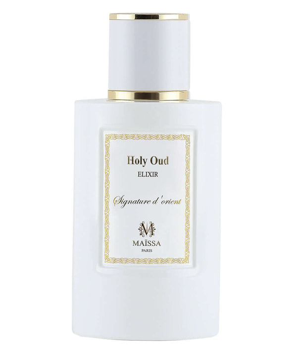 Holy Oud by Maïssa Perfume – Luxury Oud Fragrance bottle, exclusive Maison Maïssa scent from the5thscent, blending oriental and woody notes.
