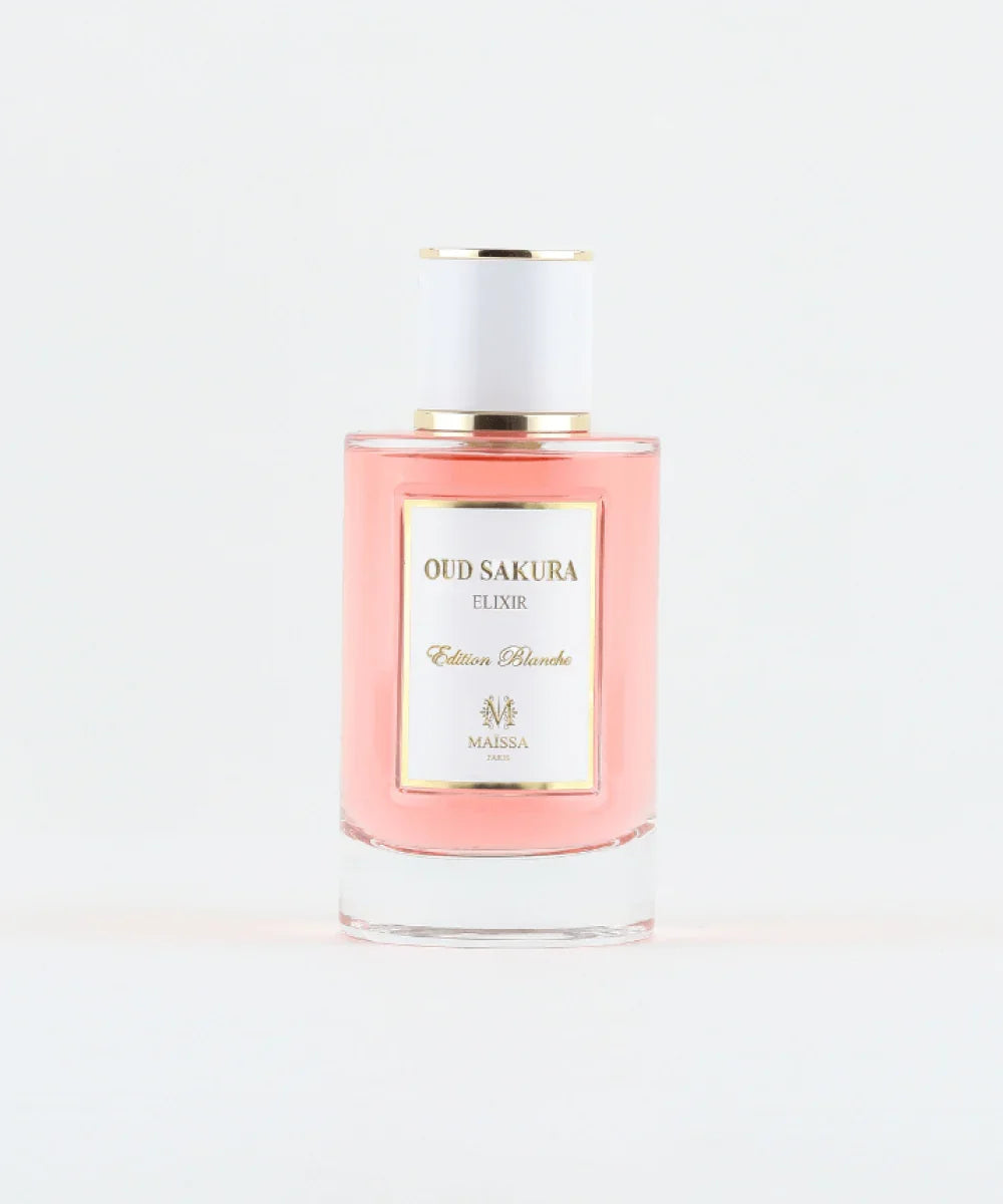 Oud Sakura Toscane gift set with brown Maïssa bag, 100ml perfume and 15ml Pure Oil