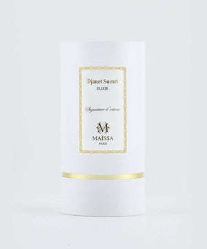 Luxurious DJANET SUNSET – Extrait de Parfum 100ml by Maison Maïssa. Exclusive oriental fragrance available at the5thscent.co.uk.