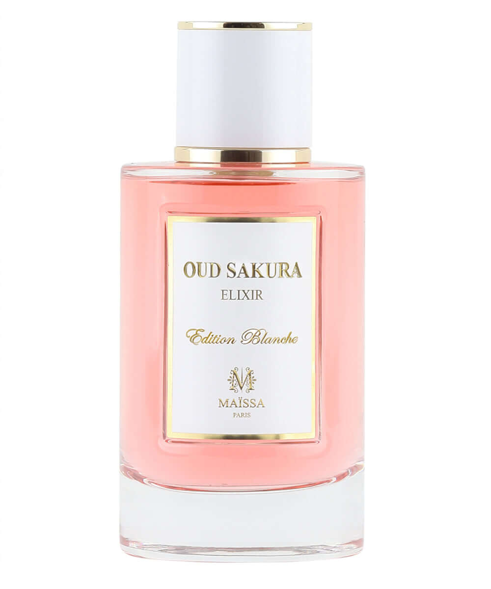 Luxurious Oud Sakura fragrance by Maison Maïssa, an exclusive elegant scent by the5thscent with floral and oriental notes.
